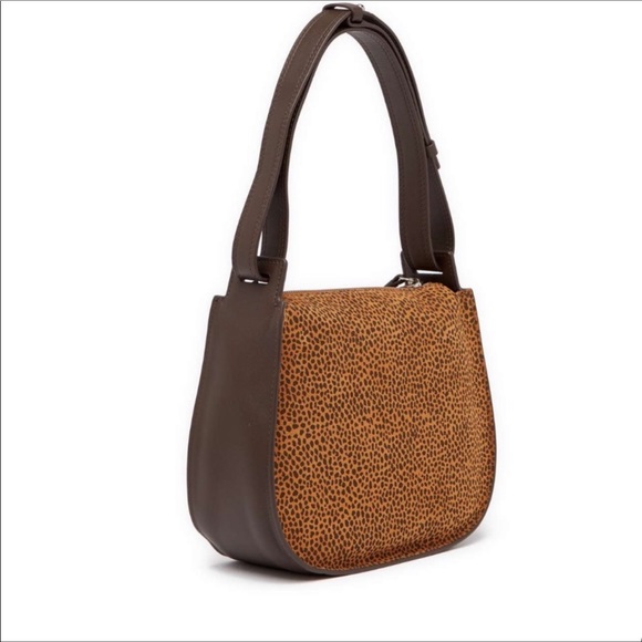 All Saints mini echo calfskin suede  leather hobo - Picture 5 of 8